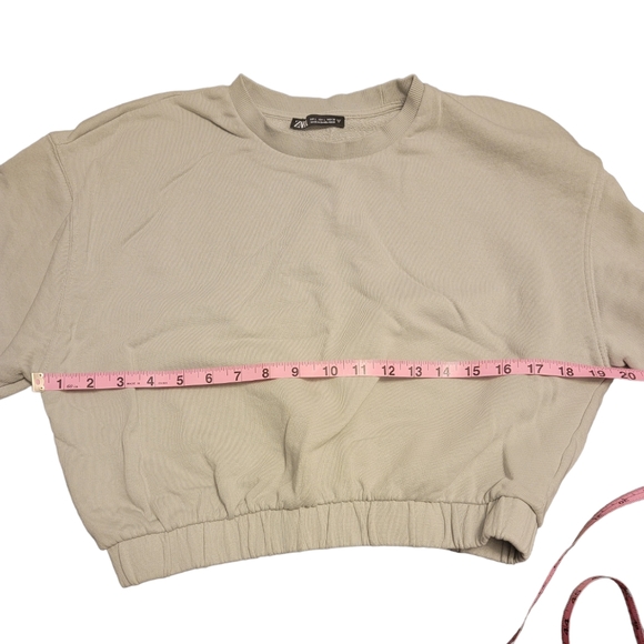 Zara cropped sweatshirt - Picture 4 of 6